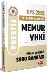 Data 2025 GYS Sağlık Bakanlığı Memur VHKİ PRESTİJ Soru Bankası Çözümlü Görevde Yükselme Data Yayınları