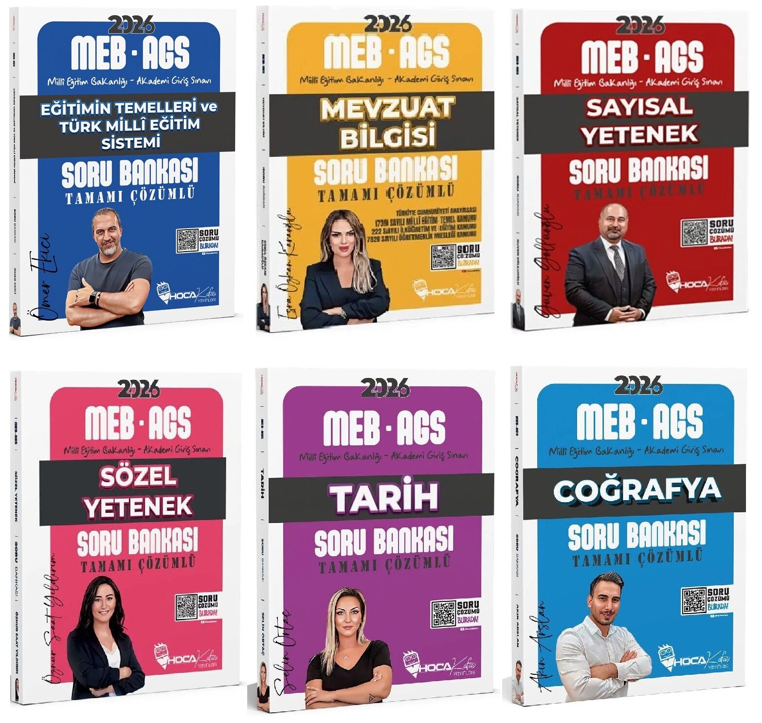 Hoca Kafası 2026 MEB-AGS Tüm Dersler Soru Bankası 6 lı Set Hoca Kafası Yayınları