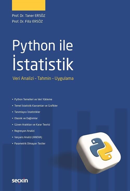 Seçkin Python ile İstatistik - Taner Ersöz Seçkin Yayınları
