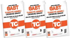 İndeks Akademi 2026 ÖABT MEB-AGS TG-1-2-3 Türkiye Geneli Deneme Din Kültürü ve Ahlak Bilgisi Öğretmenliği 3 lü Set İndeks Akademi Yayıncılık