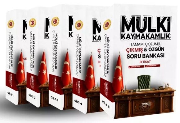 Yakın Eğitim MÜLKİ Kaymakamlık Çıkmış ve Özgün Sorular Soru Bankası Seti - Levent Ersin Yakın Eğitim Yayınları