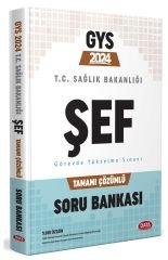 Data 2024 GYS Sağlık Bakanlığı Şef Soru Bankası Çözümlü Görevde Yükselme Data Yayınları
