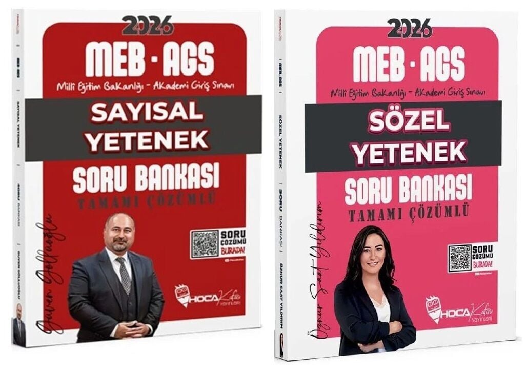 Hoca Kafası 2026 MEB-AGS Sayısal + Sözel Yetenek Soru Bankası 2 li Set Hoca Kafası Yayınları