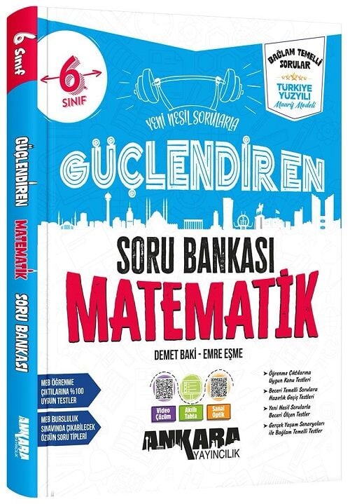 Ankara Yayıncılık 6. Sınıf Matematik Güçlendiren Soru Bankası Ankara Yayıncılık