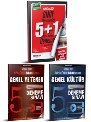Paragon 2021 ÖABT Sınıf Öğretmenliği 5+1 + KPSS Genel Kültür 5 + Genel Yetenek 5 Deneme 3 lü Set Paragon Yayıncılık