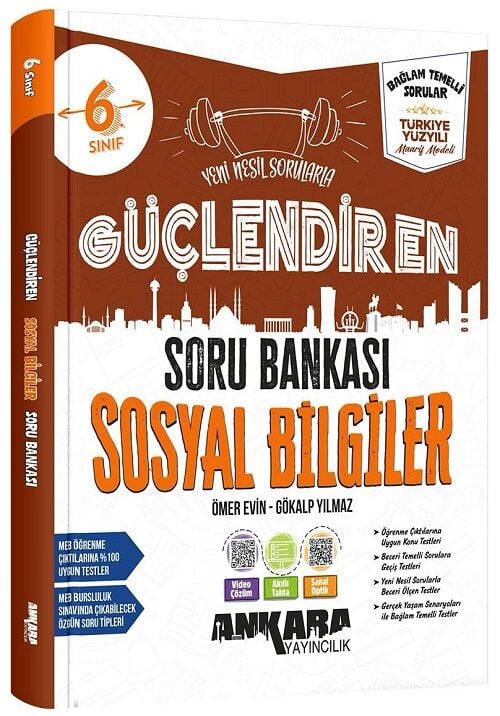 Ankara Yayıncılık 6. Sınıf Sosyal Bilgiler Güçlendiren Soru Bankası Ankara Yayıncılık