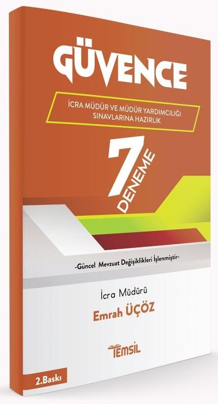 Temsil GÜVENCE İcra Müdür ve Yardımcılığı 7 Deneme 2. Baskı Temsil Yayınları