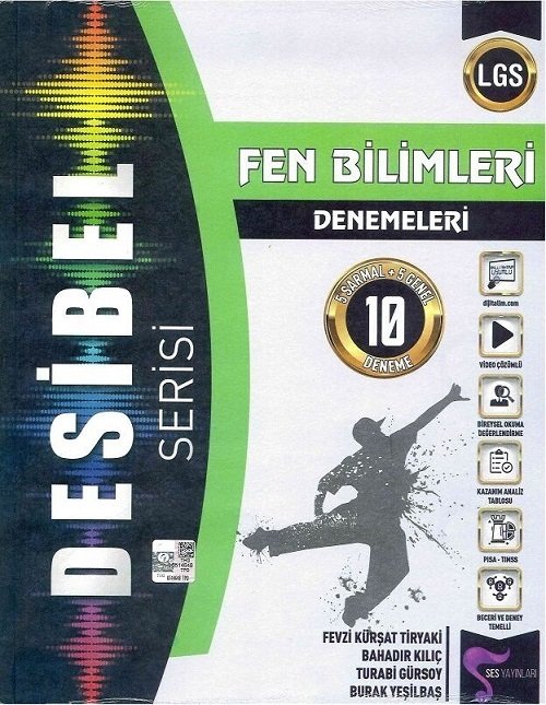 Ses 8. Sınıf LGS Fen Bilimleri Desibel Serisi 10 Deneme Ses Yayınları
