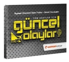 SÜPER FİYAT - Uzman Kariyer 2018 KPSS Güncel Olaylar Kitabı Uzman Kariyer Yayınları