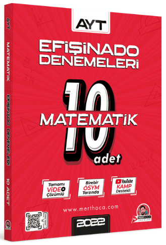 Mert Hoca YKS AYT Matematik Efişinado 10 lu Deneme - Mert Güven Mert Hoca Yayınları