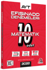 Mert Hoca YKS AYT Matematik Efişinado 10 lu Deneme - Mert Güven Mert Hoca Yayınları