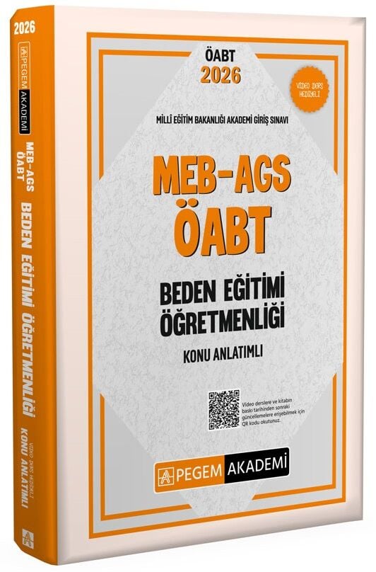 SÜPER FİYAT - Pegem 2026 ÖABT MEB-AGS Beden Eğitimi Öğretmenliği Konu Anlatımlı Pegem Akademi Yayınları