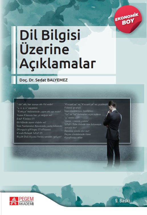 Pegem Dil Bilgisi Üzerine Açıklamalar (Ekonomik Boy) - Sedat Balyemez Pegem Akademi Yayıncılık