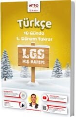 İntro 8. Sınıf LGS Türkçe 10 Günde 1. Dönem Takrar Kış Kampı İntro Yayınları