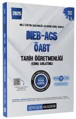 SÜPER FİYAT - Pegem 2025 ÖABT MEB-AGS Tarih Öğretmenliği Konu Anlatımlı Pegem Akademi Yayınları
