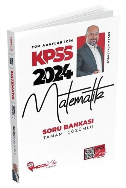SÜPER FİYAT - Hoca Kafası 2024 KPSS Matematik Soru Bankası Çözümlü - Güven Göllüoğlu Hoca Kafası Yayınları