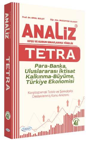 Monopol KPSS A Grubu Analiz Tetra İktisat Konu Anlatımı 4. Baskı Monopol Yayınları