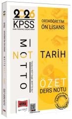 Yargı 2026 KPSS Lise Ortaöğretim Ön Lisans Tarih Motto Özet Ders Notu Yargı Yayınları