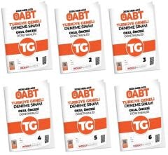 İndeks Akademi 2026 ÖABT MEB-AGS TG-1-2-3-4-5-6 Türkiye Geneli Deneme Okul Öncesi Öğretmenliği 6 lı Set İndeks Akademi Yayıncılık