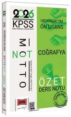 Yargı 2026 KPSS Lise Ortaöğretim Ön Lisans Coğrafya Motto Özet Ders Notu Yargı Yayınları