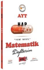 SÜPER FİYAT - Yargı YKS AYT Matematik Hap Defterim Yargı Yayınları
