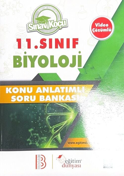 SÜPER FİYAT - Eğitim Dünyası 11. Sınıf Biyoloji Konu Anlatımlı Soru Bankası Eğitim Dünyası Yayınları