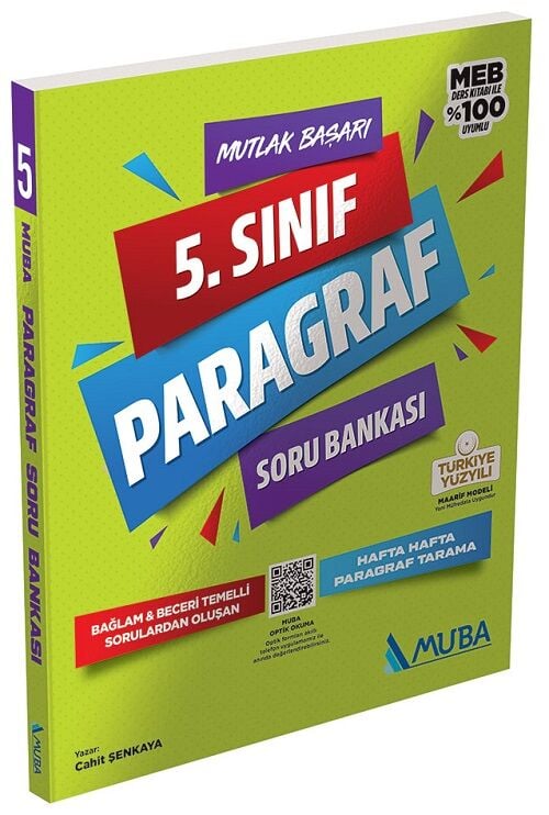 Muba 5. Sınıf Paragraf Mutlak Başarı Maarif Modeli Soru Bankası Muba Yayınları