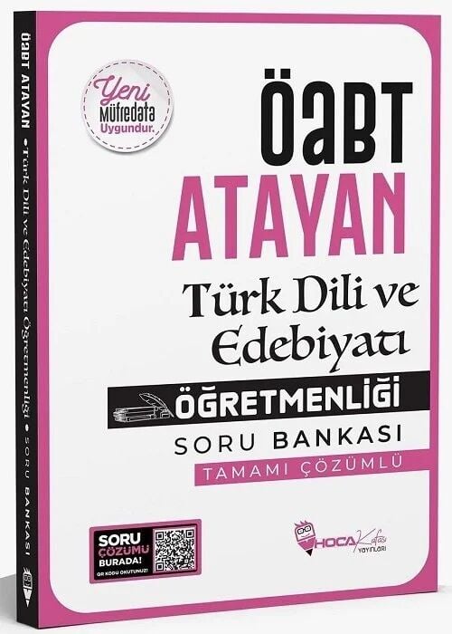 SÜPER FİYAT - Hoca Kafası ÖABT Türk Dili ve Edebiyatı Öğretmenliği Atayan Soru Bankası Çözümlü Hoca Kafası Yayınları
