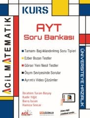 Acil YKS AYT Matematik KURS Soru Bankası Çözümlü Acil Yayınları