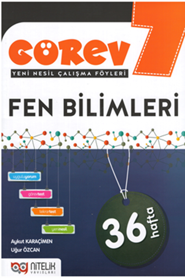 Nitelik 7. Sınıf Fen Bilimleri Görev Çalışma Föyleri Nitelik Yayınları