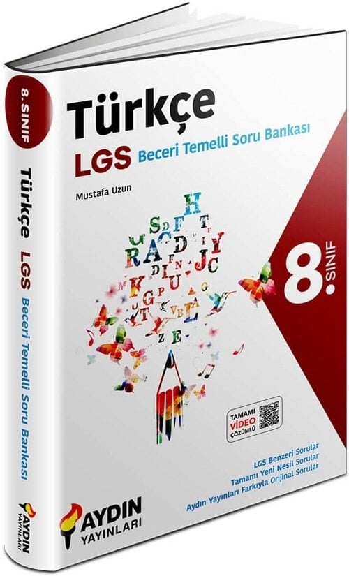 Aydın 8. Sınıf LGS Türkçe Beceri Temelli Soru Bankası Aydın Yayınları