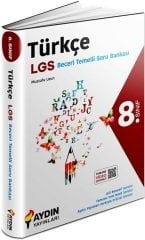 Aydın 8. Sınıf LGS Türkçe Beceri Temelli Soru Bankası Aydın Yayınları