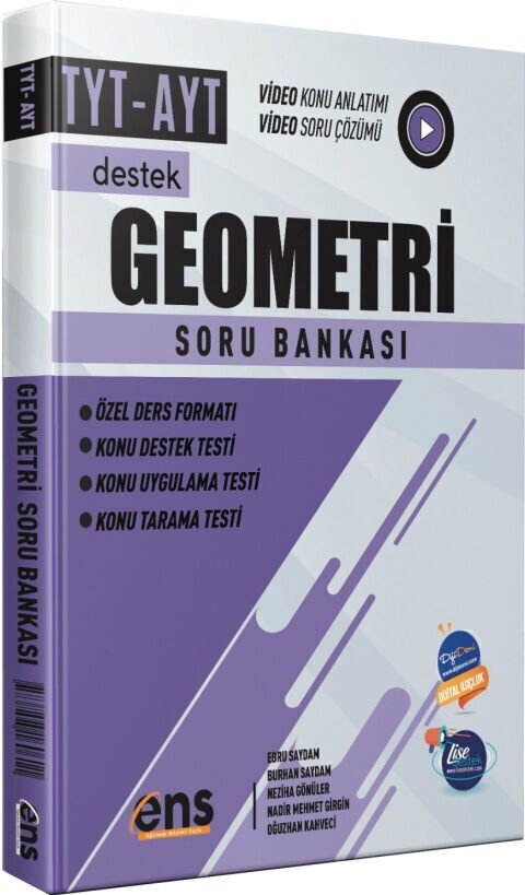 ENS Yayınları YKS TYT AYT Geometri Destek Soru Bankası ENS Yayınları