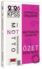 Yargı 2026 KPSS Lise Ortaöğretim Ön Lisans Matematik Geometri Motto Özet Ders Notu Yargı Yayınları