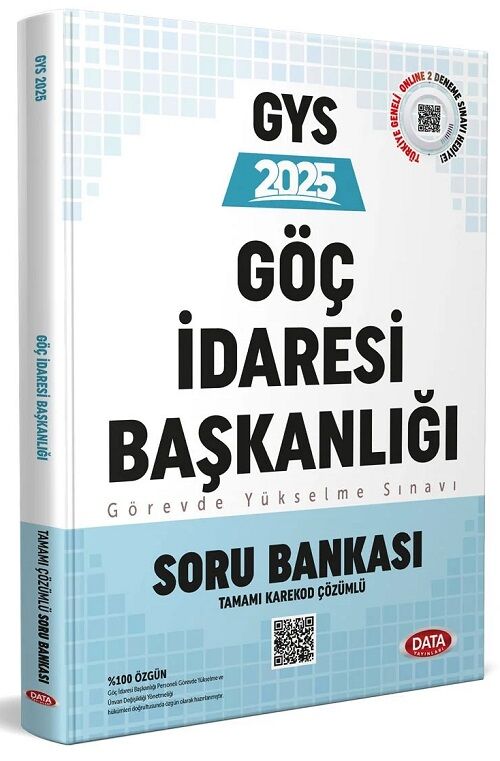 Data 2025 GYS Göç İdaresi Başkanlığı Soru Bankası Çözümlü Görevde Yükselme Data Yayınları
