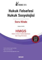 Seçkin 2025 THEMİS Hakimlik HMGS Hukuk Felsefesi Hukuk Sosyolojisi Soru Kitabı - Çağatay Şahin Seçkin Yayınları