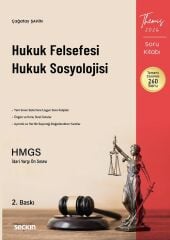 Seçkin 2026 THEMİS HMGS Hakimlik Hukuk Felsefesi Hukuk Sosyolojisi Soru Kitabı Çözümlü 2. Baskı - Çağatay Şahin Seçkin Yayınları