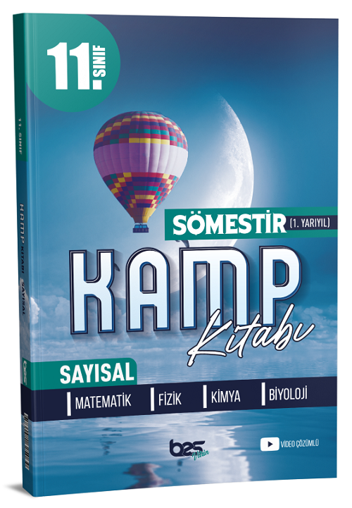 Bes Yayınları 11. Sınıf 1. Dönem Sayısal Sömestir Kamp Kitabı Bes Yayınları