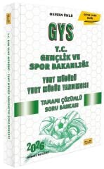 Makro Kitabevi 2026 GYS Gençlik ve Spor Bakanlığı Yurt Müdür ve Yardımcısı Soru Bankası Çözümlü Görevde Yükselme Makro Kitabevi