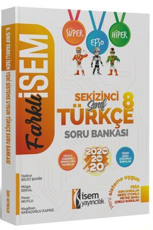 İsem 8. Sınıf Farklı İsem Türkçe Soru Bankası İsem Yayıncılık