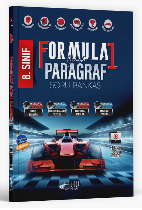 Son Viraj 8. Sınıf LGS Paragraf Formula-1 Serisi Soru Bankası Son Viraj Yayınları