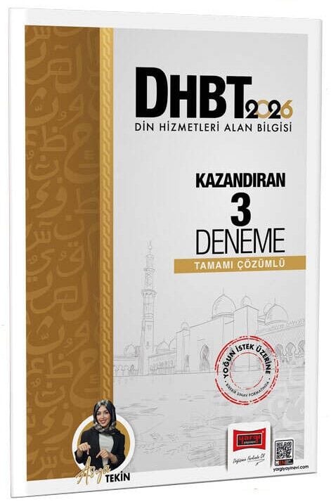 Yargı 2026 DHBT Kazandıran 3 Deneme Çözümlü - Asya Tekin Yargı Yayınları