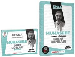 İndeks Akademi 2025 KPSS A Grubu Muhasebe Video Ders Notları + Soru Bankası 2 li Set - Sinan Öztürk İndeks Akademi Yayıncılık