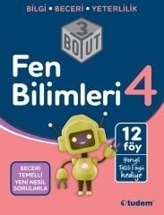 Tudem 4. Sınıf Fen Bilimleri 3 Boyut Soru Bankası Tudem Yayınları