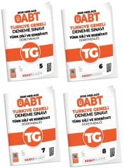 İndeks Akademi 2026 ÖABT MEB-AGS TG-5-6-7-8 Türkiye Geneli Deneme Türk Dili ve Edebiyatı Öğretmenliği 4 lü Set İndeks Akademi Yayıncılık