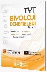 Biyotik YKS TYT Biyoloji Denemeleri 60x6 Deneme Çözümlü Biyotik Yayınları