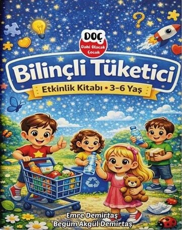 3-6 Yaş Bilinçli Tüketici Etkinlik Kitabı Dahi Olacak Çocuk