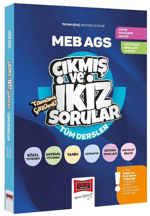Yargı 2026 MEB-AGS Tüm Dersler Çıkmış ve İkiz Sorular Çözümlü