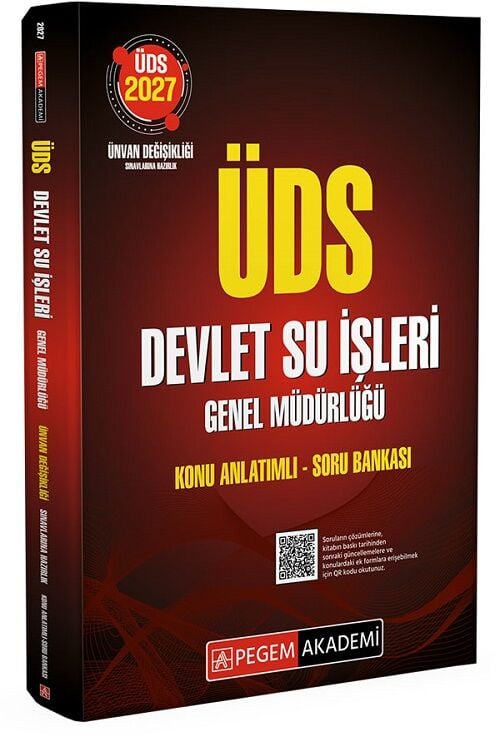 Pegem 2027 GYS ÜDS Devlet Su İşleri Genel Müdürlüğü Konu Anlatımlı Soru Bankası Görevde Yükselme Ünvan Değişikliği Pegem Akademi Yayınları
