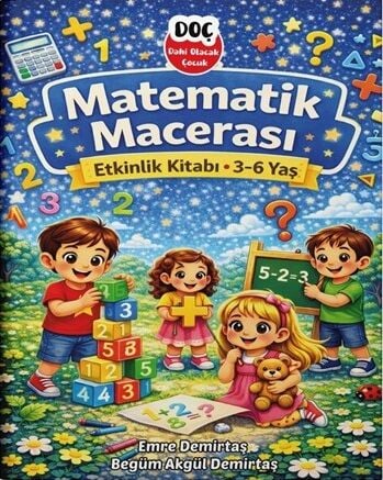 3-6 Yaş Matematik Macerası Etkinlik Kitabı Dahi Olacak Çocuk